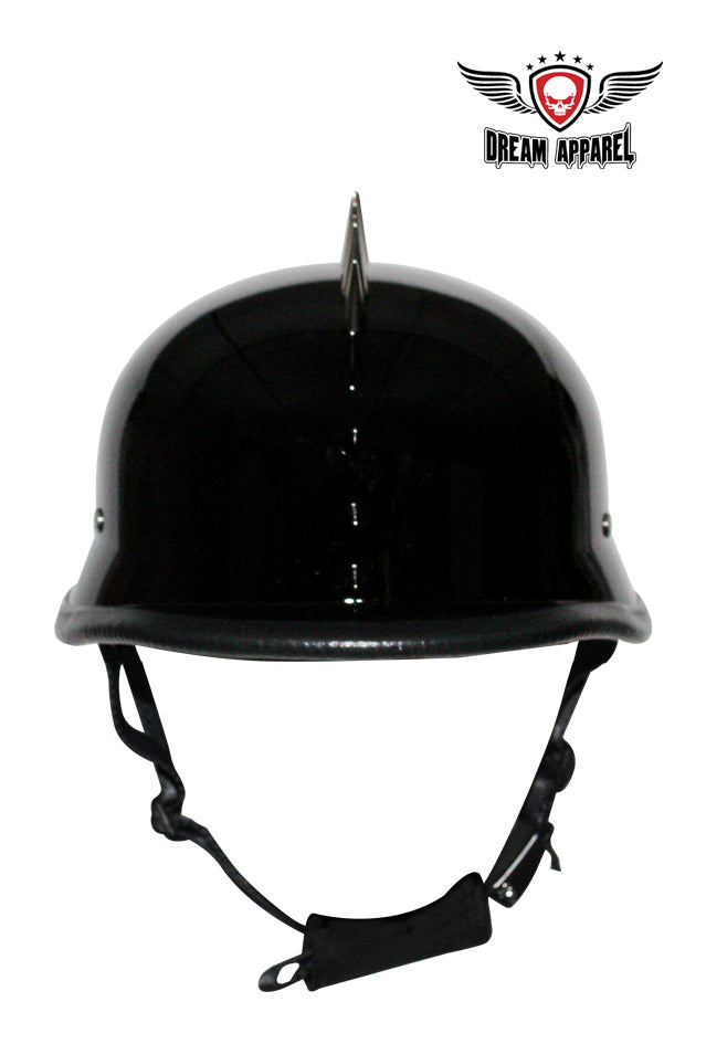 german army motorcycle helmet with spike on top German Novelty Helmet With Spikes