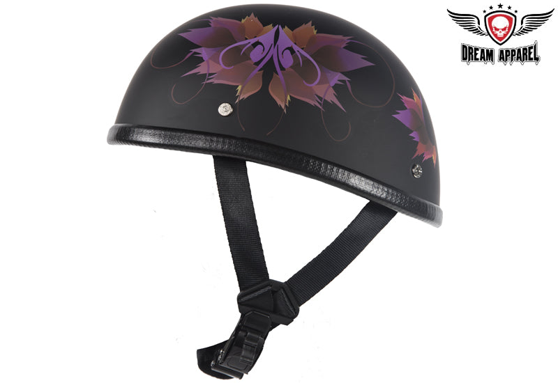 fairy motorcycle helmet Flat Black Novelty Helmet With Fairy Design – sofaricollections